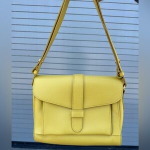 Marni Mini Trunk Shoulder Bag Citron Authentic Leather